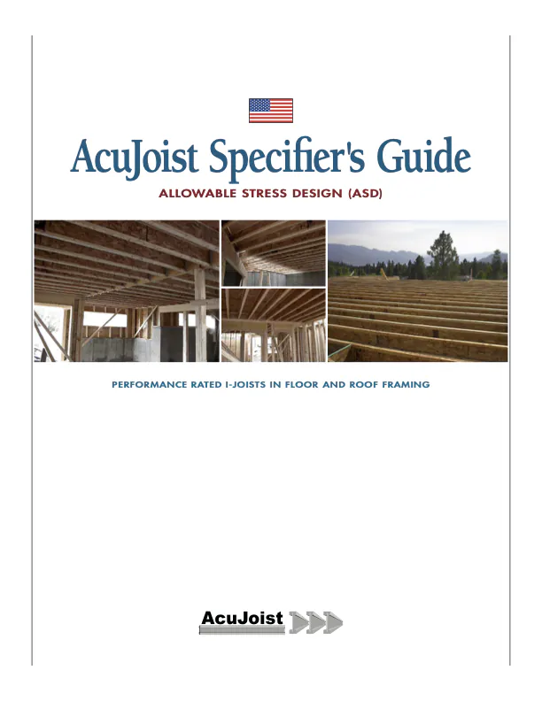 2025 US AcuJoist Specifiers Guide