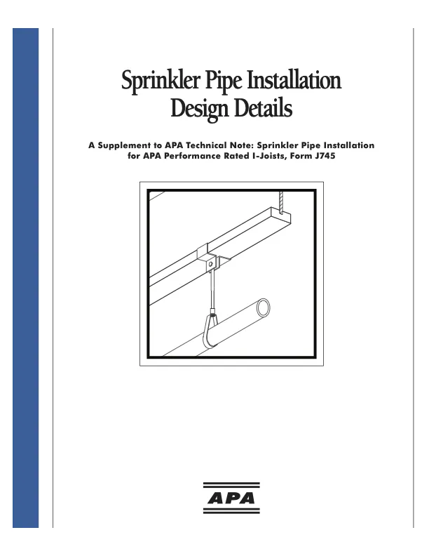 Sprinkler Pipe Installation Supplement (J745SUP)